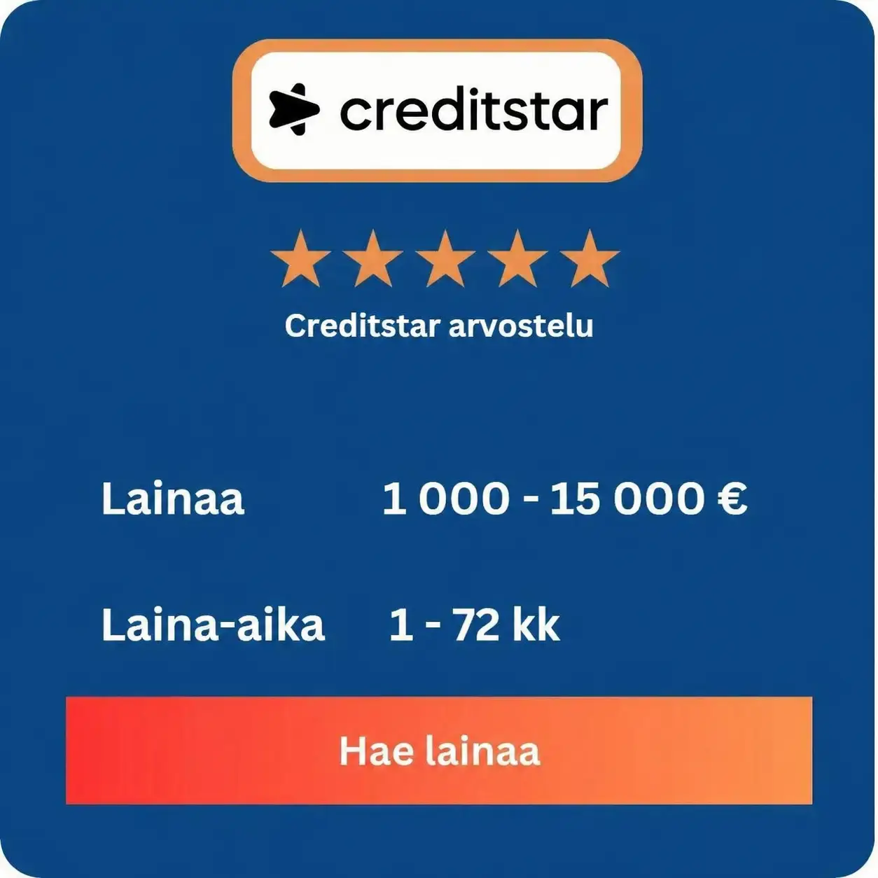 creditstar laina